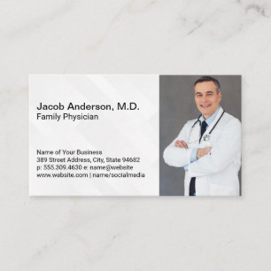 Health Care Worker   Medical Doctor Template Business Card