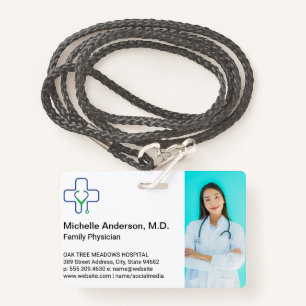 Health Care Worker   Medical Doctor Template ID Badge