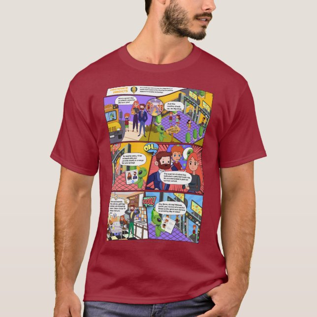 Health Check AI Comics Man T-Shirt (Front)