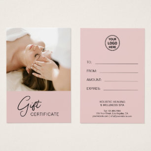 Health Coach Holistic Therapist Gift Certificate