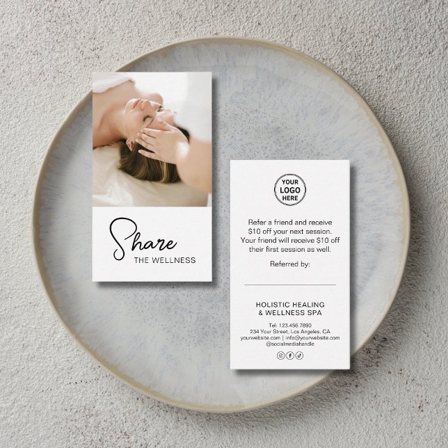 Health Coach Holistic Therapist Referral Card (Health Coach Holistic Therapist Referral Card)