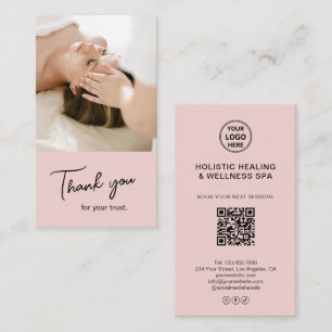 Health Coach Holistic Therapist Thank You Card