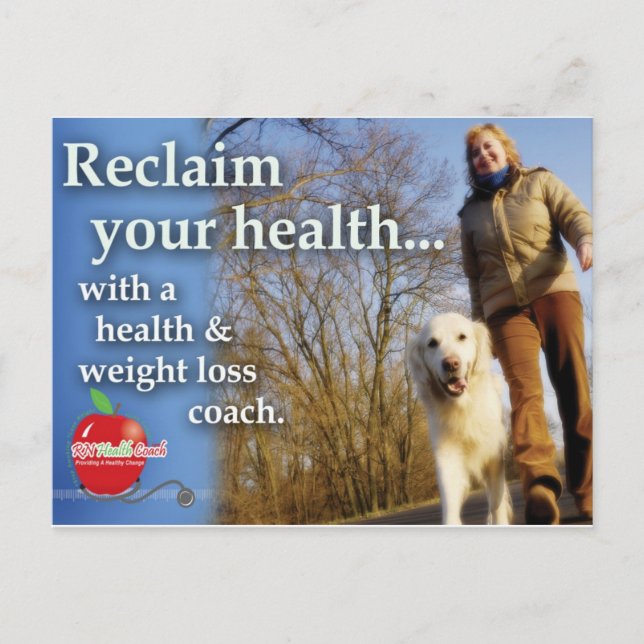 Health Coach Marketing Postcard (Front)