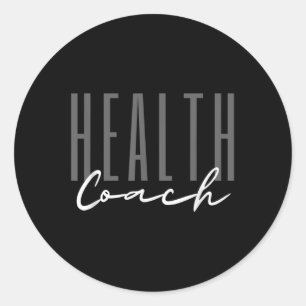Health Coach Mental Health Coach Mental Awareness Classic Round Sticker