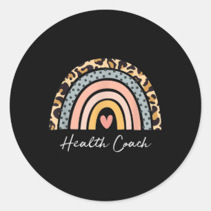 Health Coach Mental Health Coach Mental Awareness Classic Round Sticker