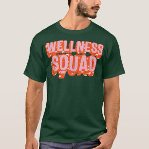 Health Coach Wellness Squad Rainbow Fitness Gym Cr T-Shirt