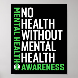 Health Fight The Stigma Mental Health Awareness  Poster