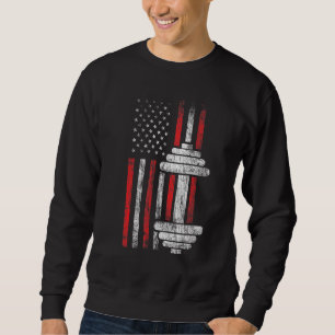 Health Fitness Gym Workout Motivation American Sweatshirt
