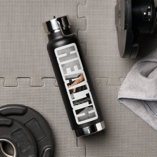 Health gym water bottle