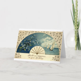 Health & Happiness Birthday Repro Vintage 1912 Card