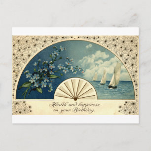 Health & Happiness Birthday Repro Vintage 1912 Postcard