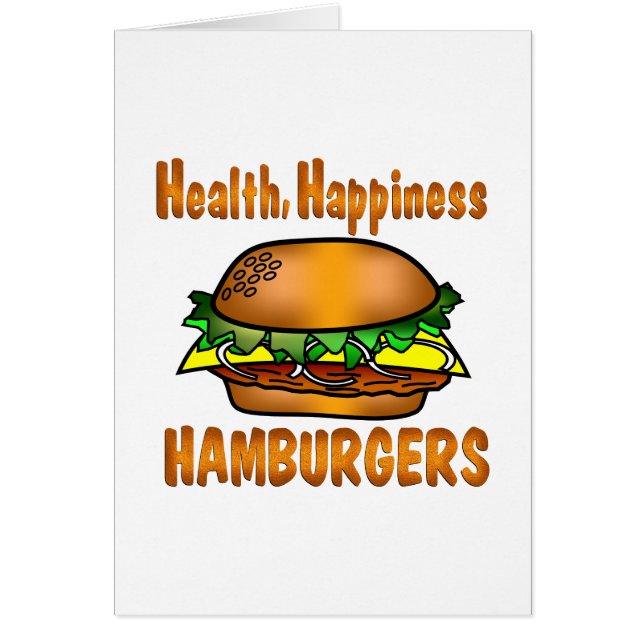 Health Happiness Hamburgers (Front)
