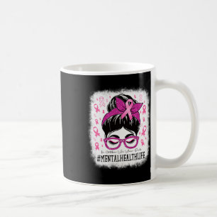 Health In October We Wear Pink Women Breast Cancer Coffee Mug