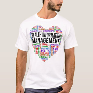 Health Information Management Heart T-Shirt