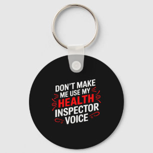 Health Inspector Job Profession Public Health Key Ring