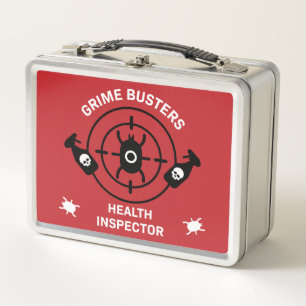 Health Inspector Metal Lunch Box