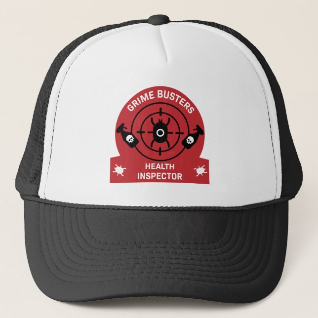 Health Inspector Trucker Hat (Front)