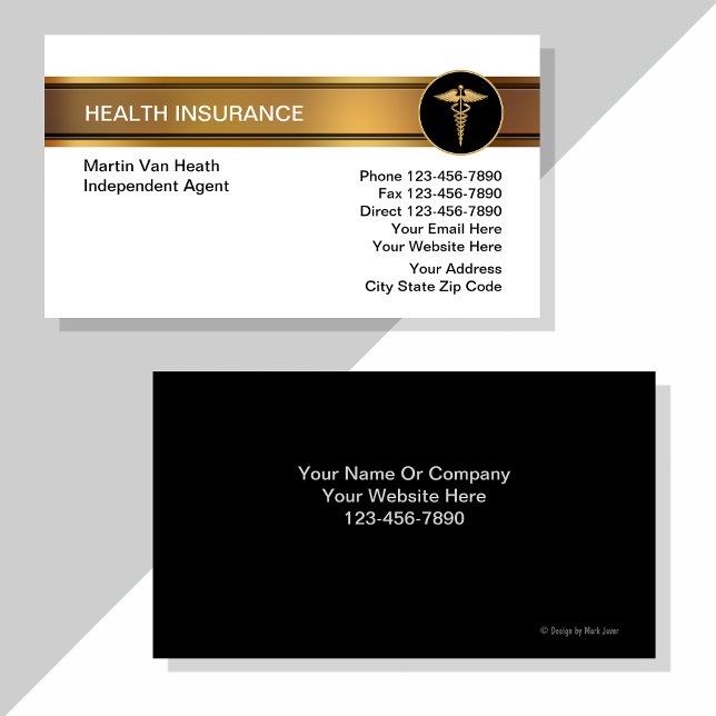 Health Insurance Business Cards (Creator Uploaded)