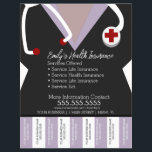 Health Insurance Life Nurse Tear Off Business E Flyer<br><div class="desc">Modern Flyers for Nurse,  Health Insurance,  Life Insurance,  Ect.</div>