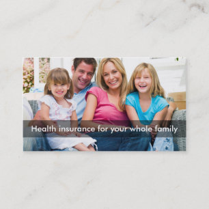 Health Insurance Multi Line Rep Business Card