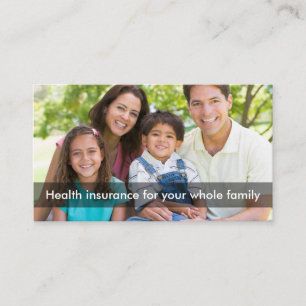 Health Insurance Multi Line Rep Business Card
