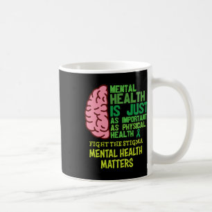 Health Is Just As Important As Physical Mental Pro Coffee Mug