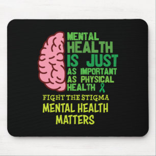 Health Is Just As Important As Physical Mental Pro Mouse Mat