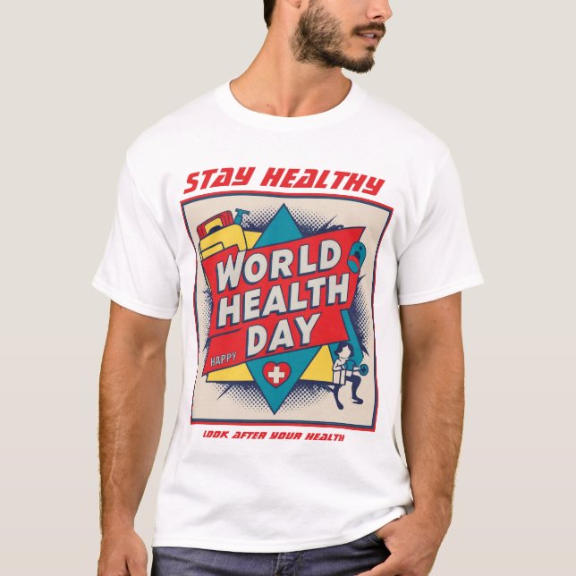 Health is Wealth T-Shirt (Front)