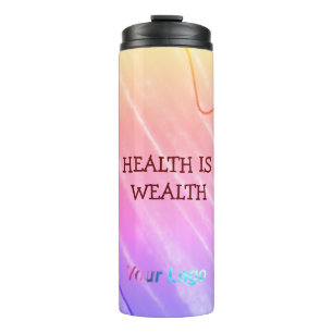 HEALTH IS WEALTH THERMAL TUMBLER