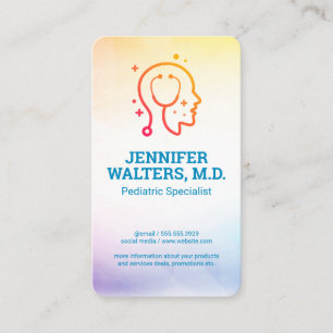Health Medical Logo   Physician Business Card