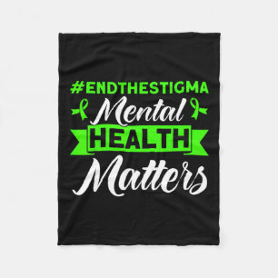Health Mental Health Problems Mental Health Awaren Fleece Blanket