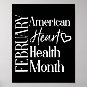 Health Month February American Heart Health 1  Poster