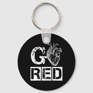 Health Month February American Heart Health Key Ring
