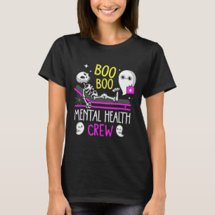 Health Nurse Psych Boo Boo Crew Nursing Halloween T-Shirt