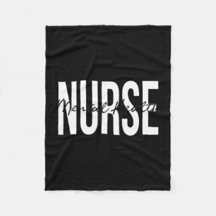 Health Nurse Psych Nurse Psychiatric Nurse Rn 1  Fleece Blanket