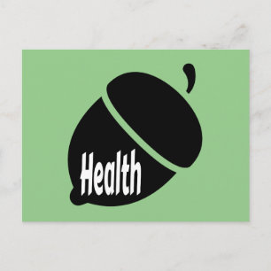 Health Nut Healthy Living for Life Postcard