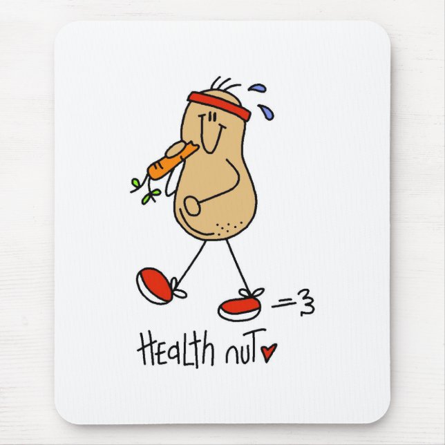 Health Nut Mouse Mat (Front)