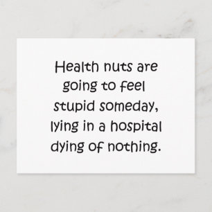 Health Nuts Postcard