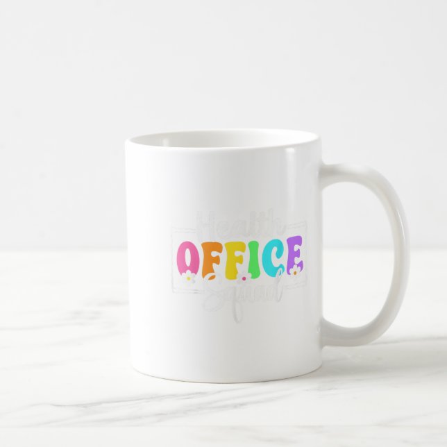 Health Office Squad Back To School Teachers Studen Coffee Mug (Right)