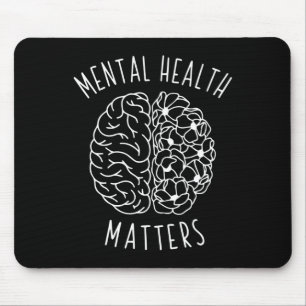 Health Problem Human Brain Graphic Mind Awareness Mouse Mat