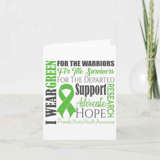 Health Problems Awareness  Card (Front)