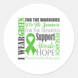 Health Problems Awareness Classic Round Sticker
