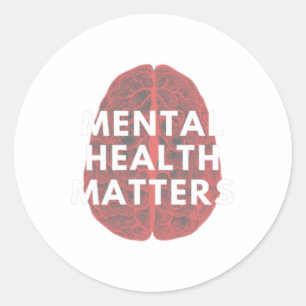 Health Problems Awareness Human Brain End The Stig Classic Round Sticker