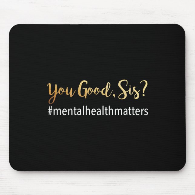 Health Problems Awareness Human Brain  Mouse Mat (Front)