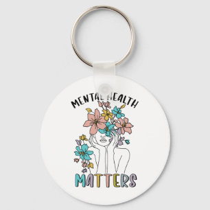 Health Problems Awareness Neurodiversity Emotion W Key Ring