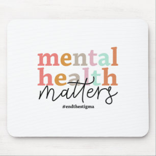 Health Problems Awareness Retro Psychologist Women Mouse Mat