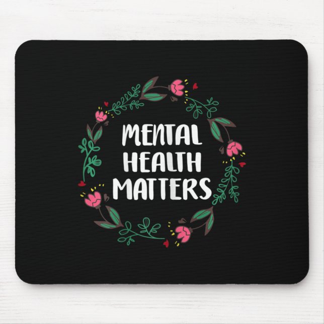 Health Problems Awareness Suicide Prevention  Mouse Mat (Front)