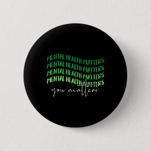 Health Problems Awareness Warrior Councilor Therap 6 Cm Round Badge