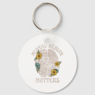 Health Problems Be Kind To Your Mind Mental Awaren Key Ring