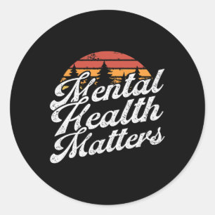 Health Problems - Brain Illness Awareness Classic Round Sticker